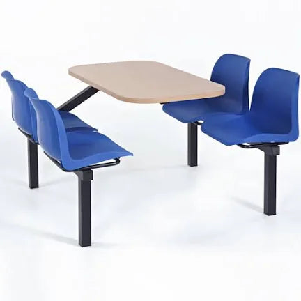 CANTEEN BLUE SEATING 4 SEATER
